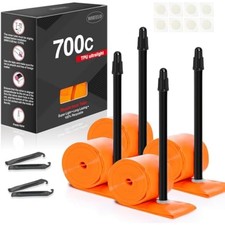 4-Pack 700C TPU Inner Tubes Presta Valve 35g Ultra Lightweight Compatible