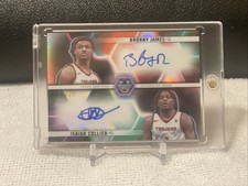 2023-24 Bowman University’s Best Bronny James /Isaiah Collier RC Dual Auto #d/25
