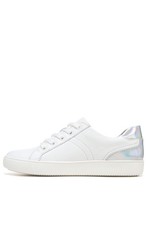 Naturalizer Morrison Womens Sneakers, White Leather, 7.5 M, Comfortable Fit