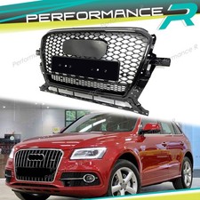 RSQ5 Optik Wabengrill Kühlergrill Grill Schwarz für AUDI Q5 8R SQ5 2013-2017