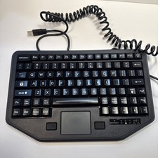 iKey IK-88-TP-USB Full Travel Keyboard with Integrated Touchpad Mouse Fn Backlit