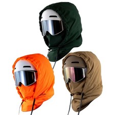 Winter Thermal Trapper Hat With Glasses Warm Full Outdoor Headgear Balaclava Hat