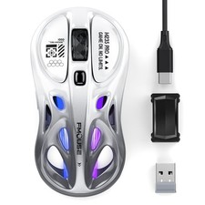 Wireless Gaming Mouse, Tri-Mode 2.4G/USB-C/Bluetooth Mouse, 800-4800 DPI, Erg...