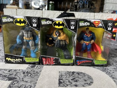 McFarlane Toys Todd's MODS - Batman, Bane & Superman - Limited Edition - NIB