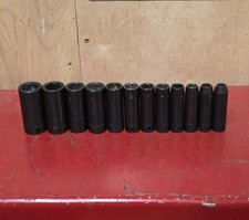 Sk Tools 38 Dr 12pc Metric Impact Deep Socket Set 6pt 8mm - 19mm Usa Sk Tools 38 Dr 12pc Metric Impact Deep Socket Set 6pt 8mm - 19mm Usa