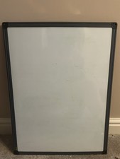 Bi-Office Whiteboard dry wipe erase board approx 45 cm x 60 cm in good condition