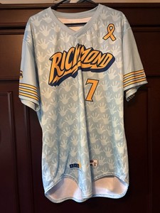 Richmond Flying Squirrels Giants AA Jersey, Vaun Brown , Former Top Prospect