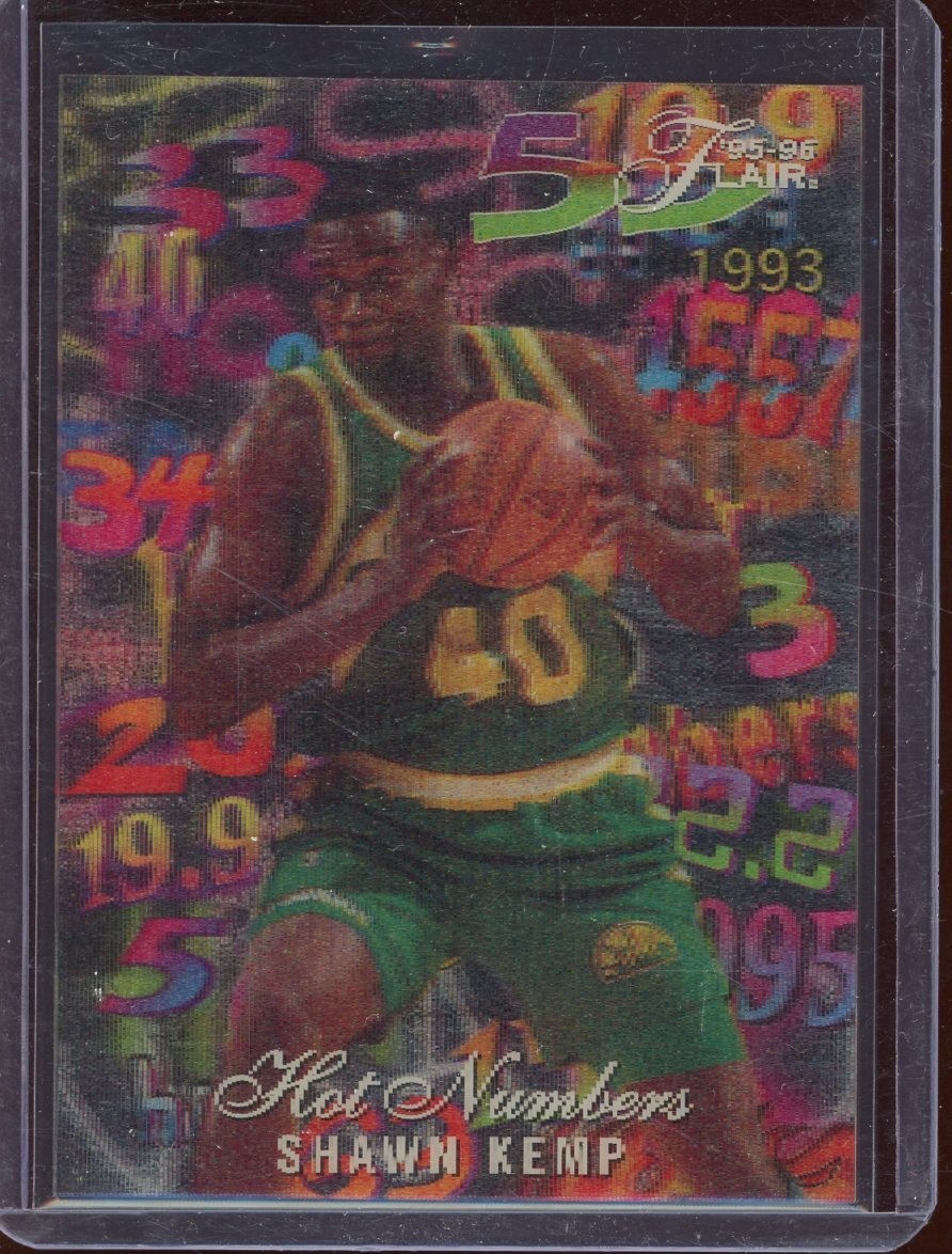 1995/96 Flair Hot Numbers Shawn Kemp #5