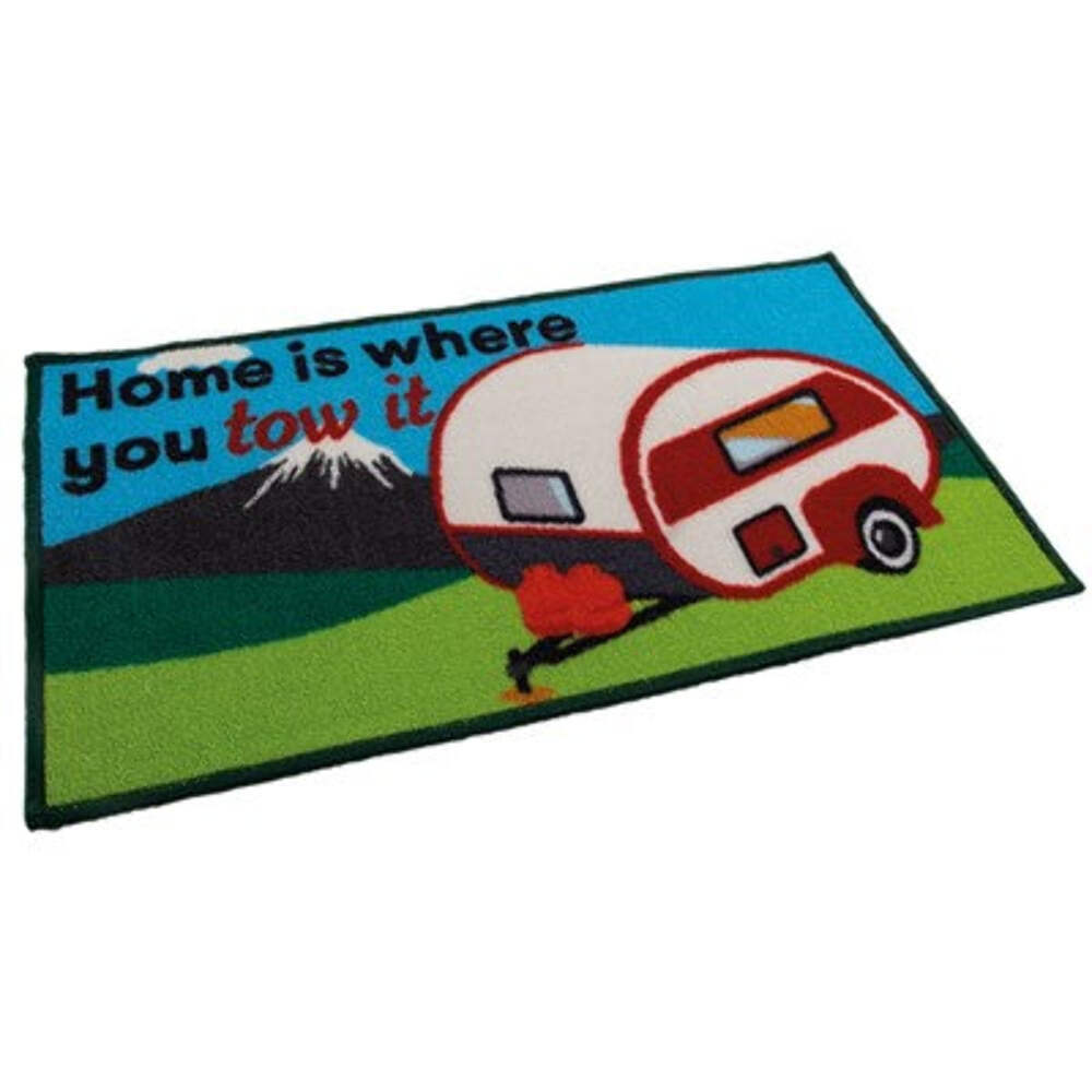Washable Home Is Where You Tow It (Caravan) Mat