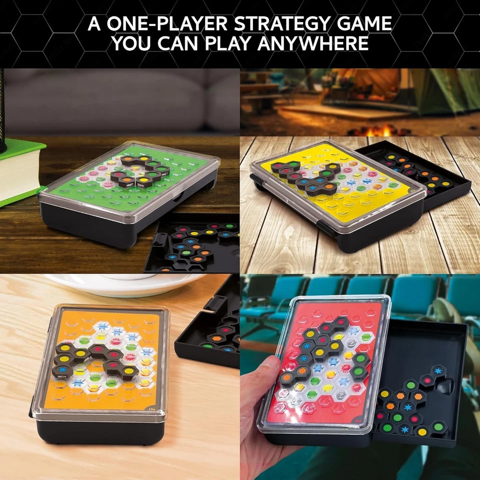 Ingenious Single Player Travel Edition Tile Board Game Kosmos TAK 696117 Solo - Image 3 of 4