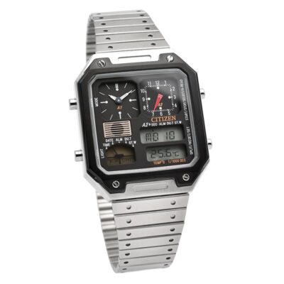 シチズン アナデジテンプ CITIZEN ANA-DIGI TEMP CITIZEN COLLECTION JG2126-69E RECORD LABEL Thermo Sensor Watch Ana