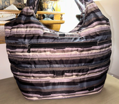 〈TRUCK〉×〈hobo〉TOTE BAG New LUG Gondola XL hobo tote bag purse Painted Pearl stripes