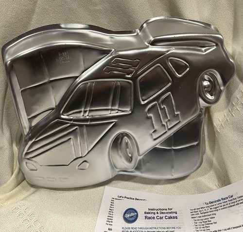 Wilton 1997 Race Car Cake Pan 2105-1350 w/ Print out Instructions - Picture 4 of 5