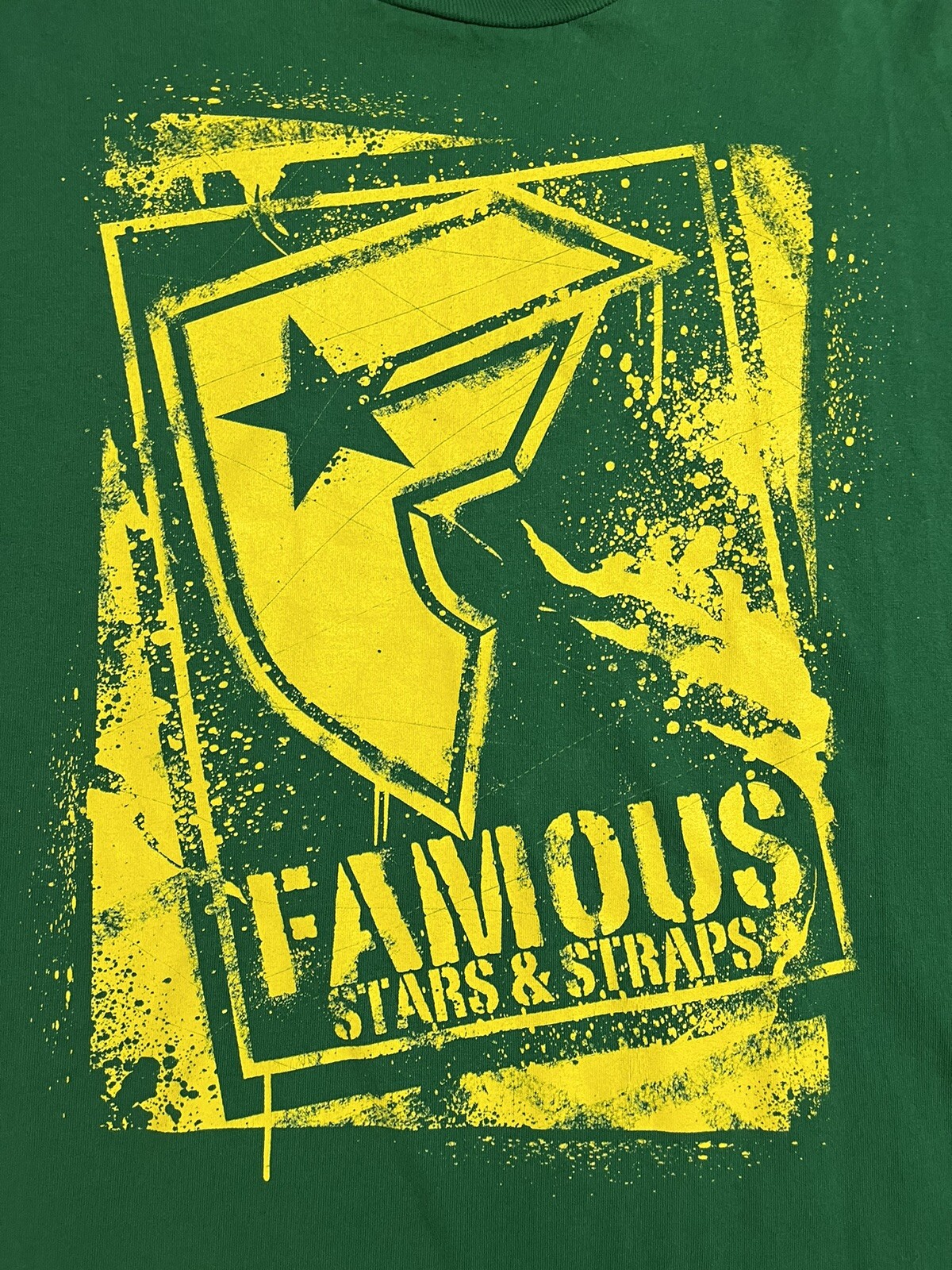 Famous Stars And Straps Logo Green