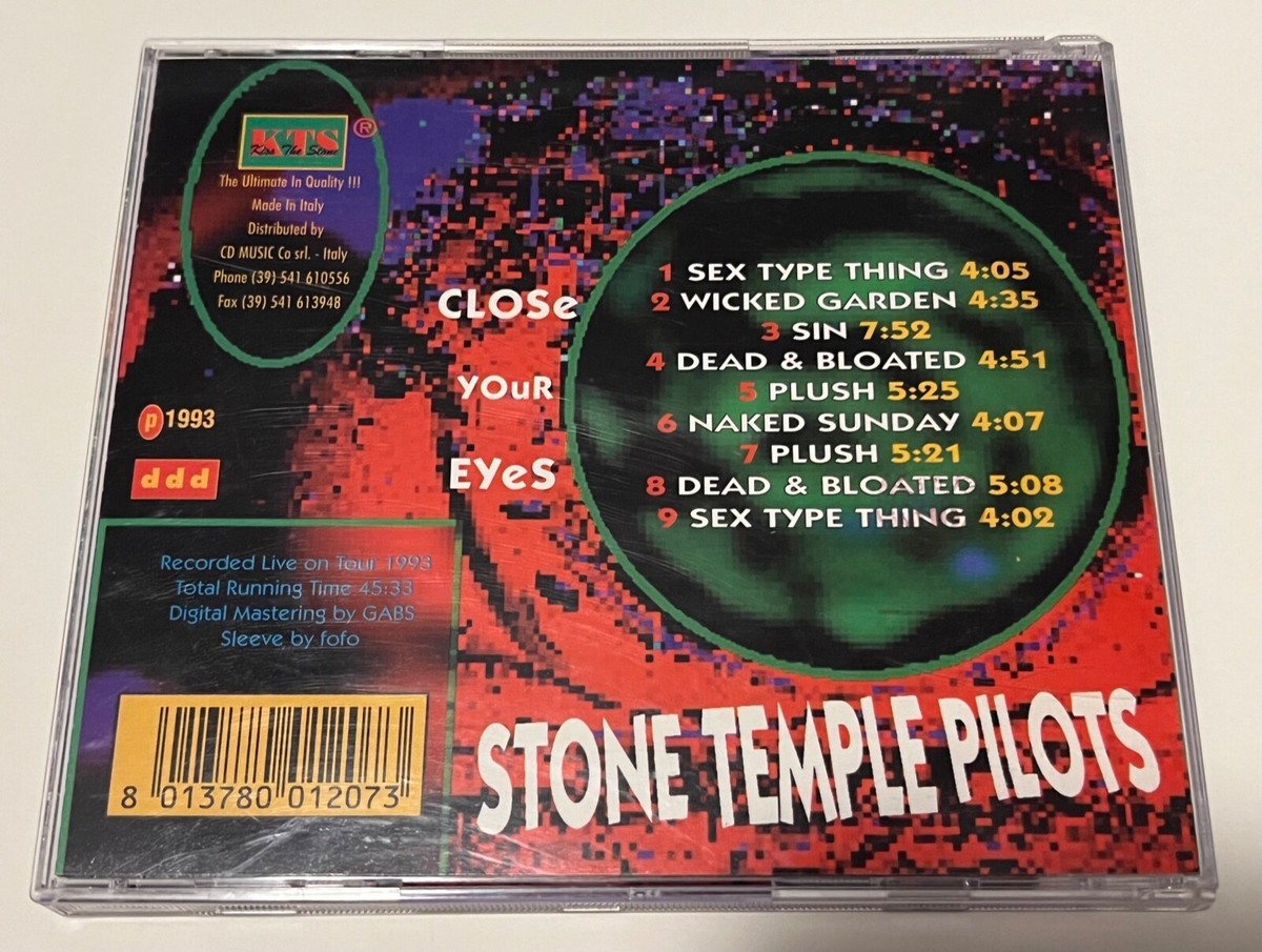 STONE TEMPLE PILOTS CLOSE YOUR EYES 発禁版 Stone Temple Pilots – Close Your Eyes – CD (Unofficial