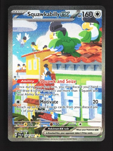 PokemonTCG - Squawkabilly ex - 264/193 - SV02: Paldea Evolved - NM - 第 1/2 張圖片