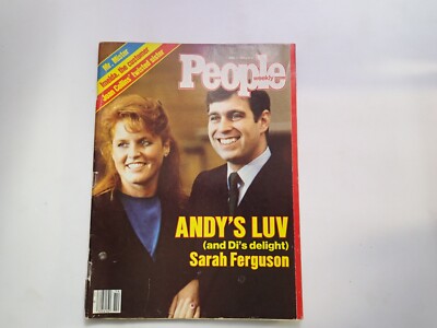 PEOPLE MAGAZINE APRIL 7 1986 SARAH FERGUSON Joan Collins F3A