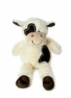 Cute Stuffed Animal Plush Soft Toy Cow Brown White 36 cm Very Soft