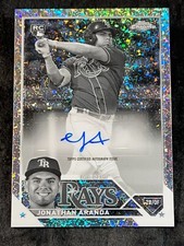 2023 Topps Chrome MINI DIAMOND REFRACTOR ROOKIE AUTO Jonathan Aranda item 1