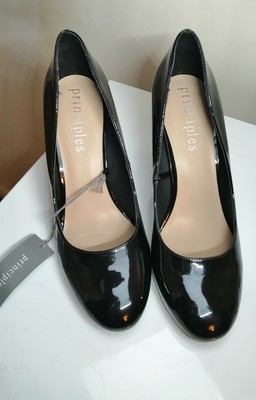 debenhams black patent shoes