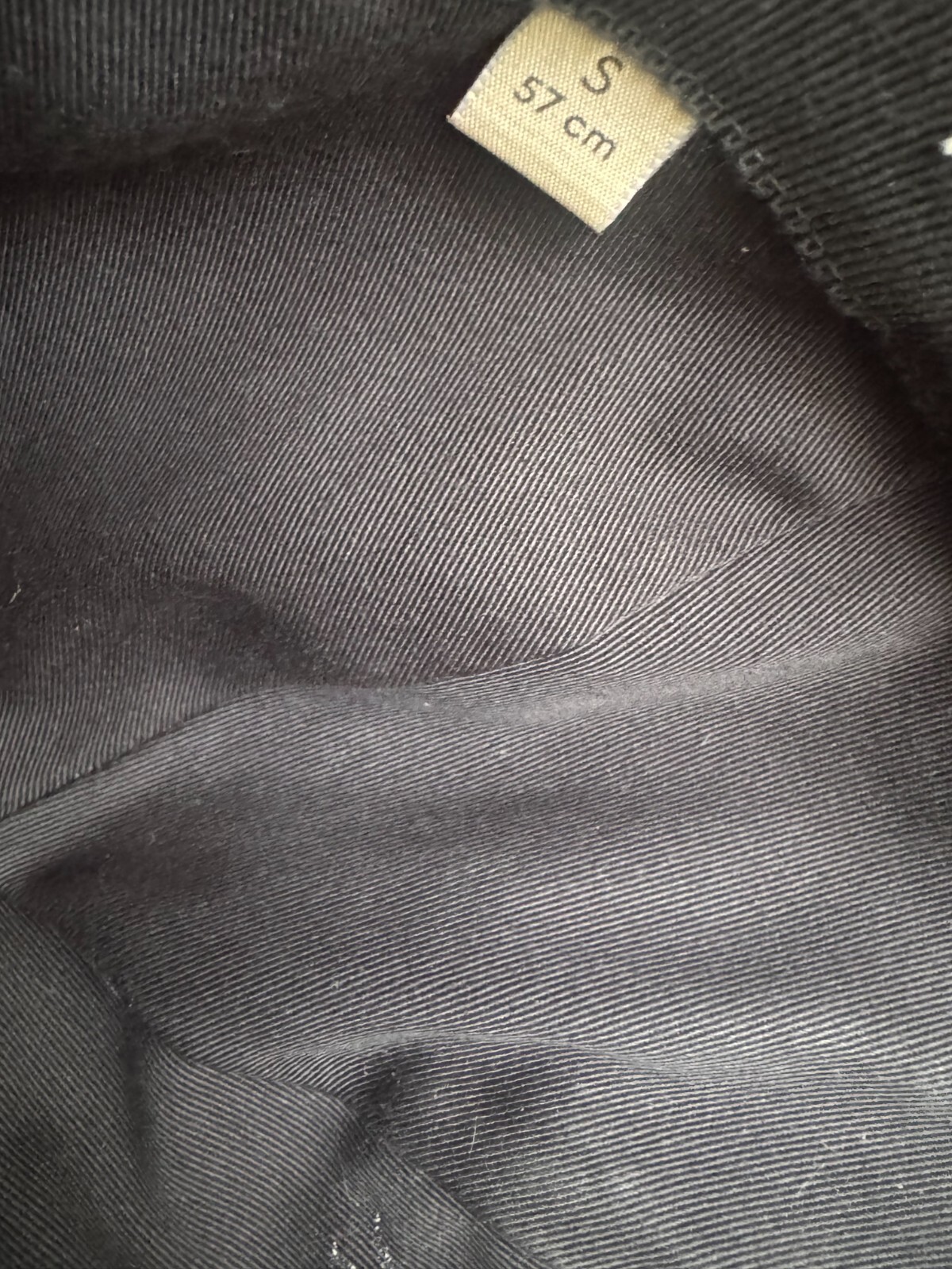 Authentic Gucci Black Monogram Baseball Cap size … - image 3