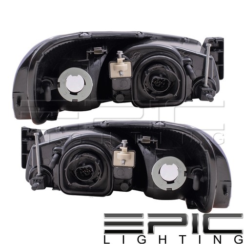 Left Right Sides Pair Headlamps for 01-06 DODGE STRATUS 01-03 CHRYSLER SEBRING - Picture 2 of 2