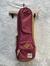 Ibanez Power Pad Ukulele Carrying Case Wine Concert Red Gig Bag