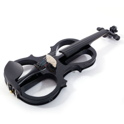 4/4 Electric Silent Violin with Case Bow Rosin Headphone
