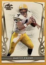 2023 Leaf Trinity Football Brett Favre #7 Green Bay Packers HOF