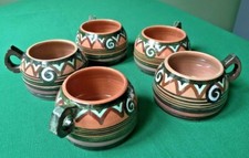 Breton - Paul Fouillen Quimper 5 tasses à cidre - espriantik31