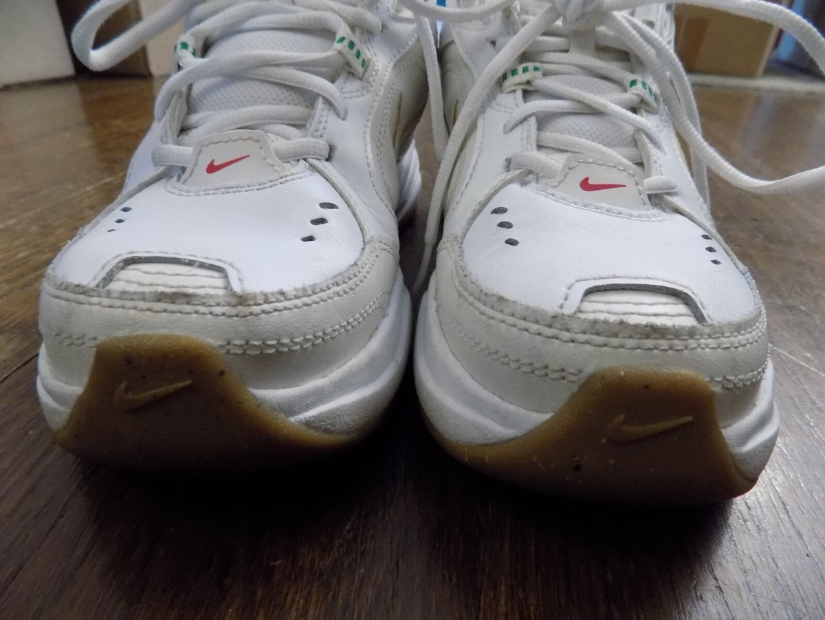 Nike Air Monarch IV White Lucky Green Gold - 415445-103