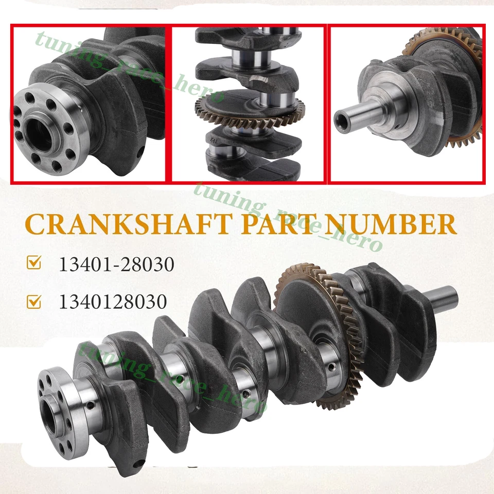 Kit de rodamientos de varilla de cigüeñal STD para Toyota Camry Rav4 Scion tC xB 2AZFE 2AZ 2,4 L Foto 4 de 4