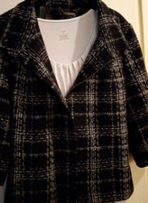 Massimo Size Xl Outerwear Jacket, Zip Up, Wool (dry Clean) Brand New Wo Tags