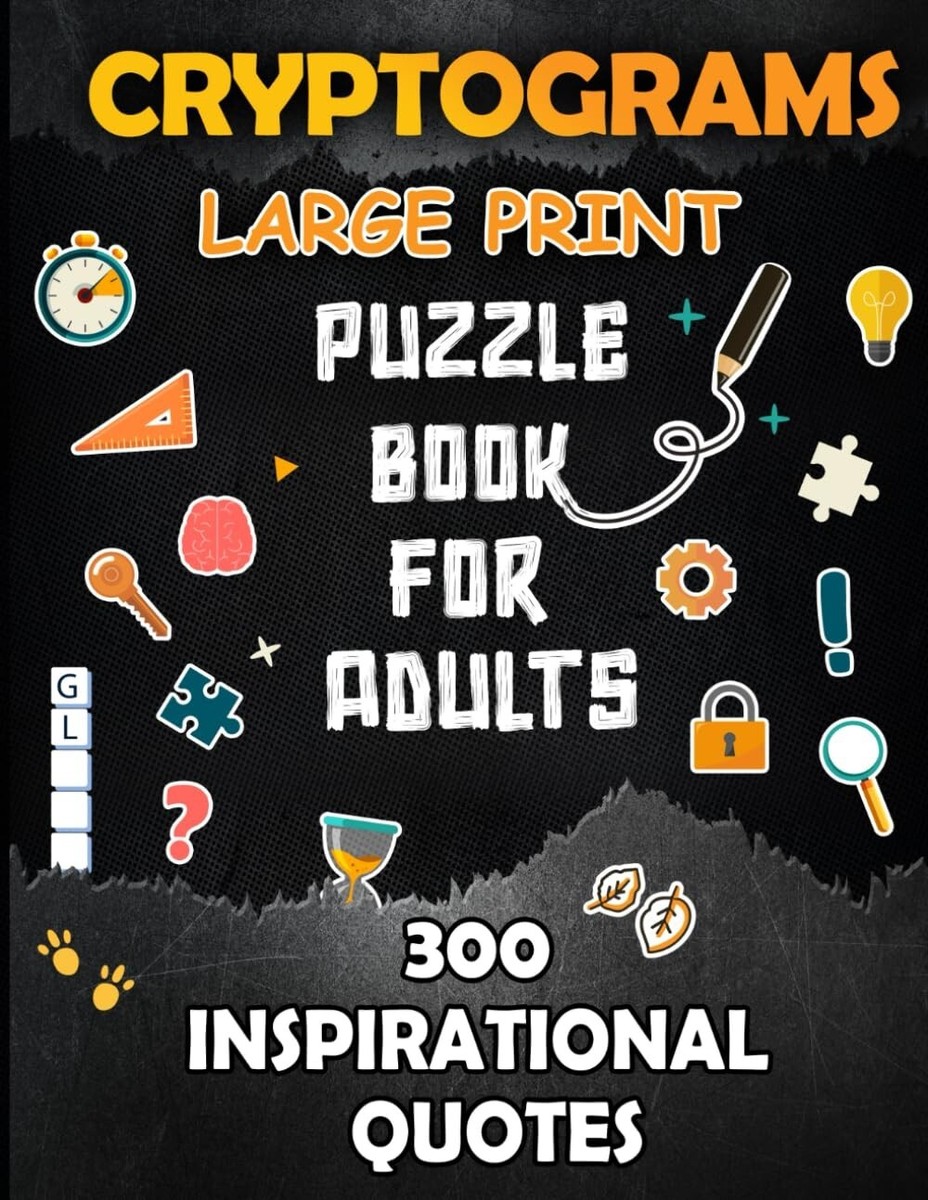 Cryptograms Puzzle Books for Adults: And Popular Lines Puzzle Books for  Adults