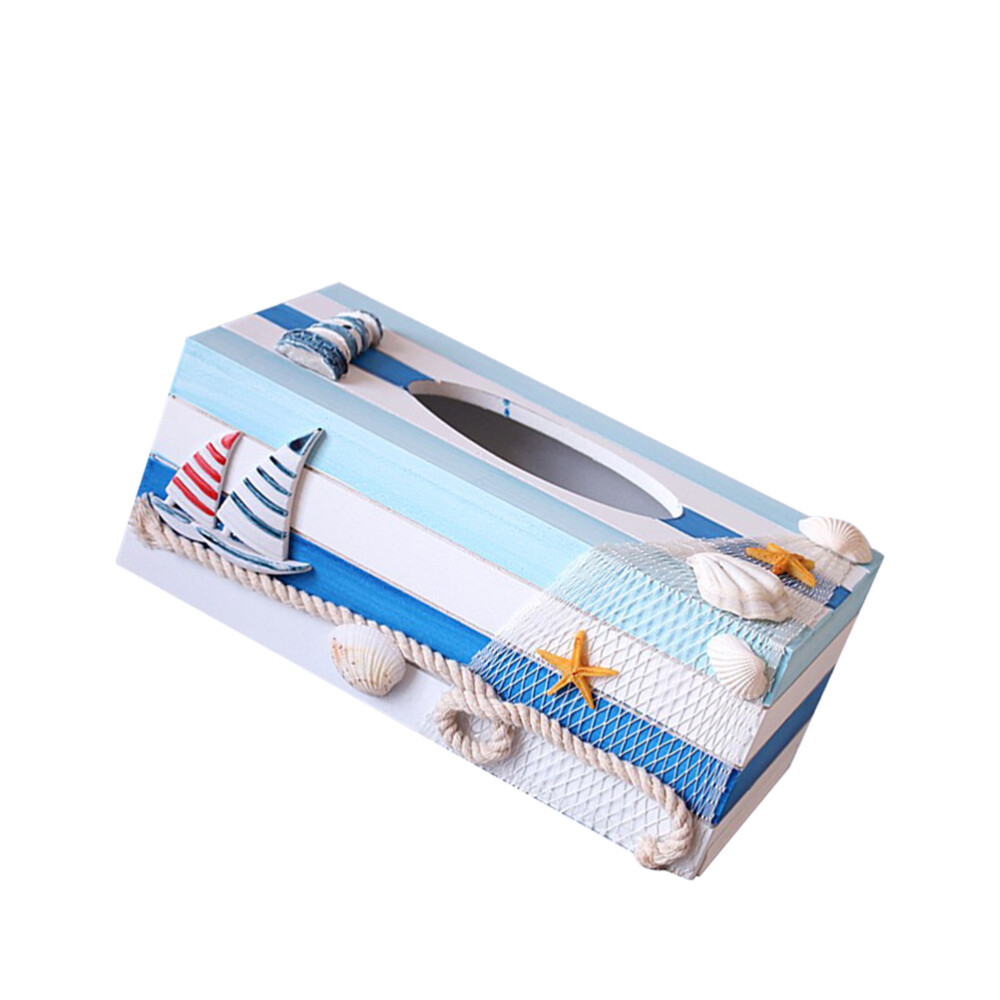 Coastal Tissue Container Toilet Paper Cover Cat Proof Rectangle eBay