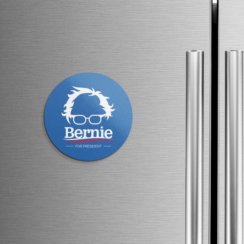 Bernie Sanders Per Elezioni Presidenziali | Calamita Decorativa Rotonda 4'' X 4'' - Foto 2 di 2