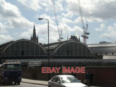 PHOTO  THE REAR OF KING'S CROSS RAILWAY STATION YORK WAY N1 FROM THE JUNCTION WI