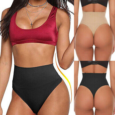 Body Shaper Sexy Thong G String High Waist Tummy Control Invisible