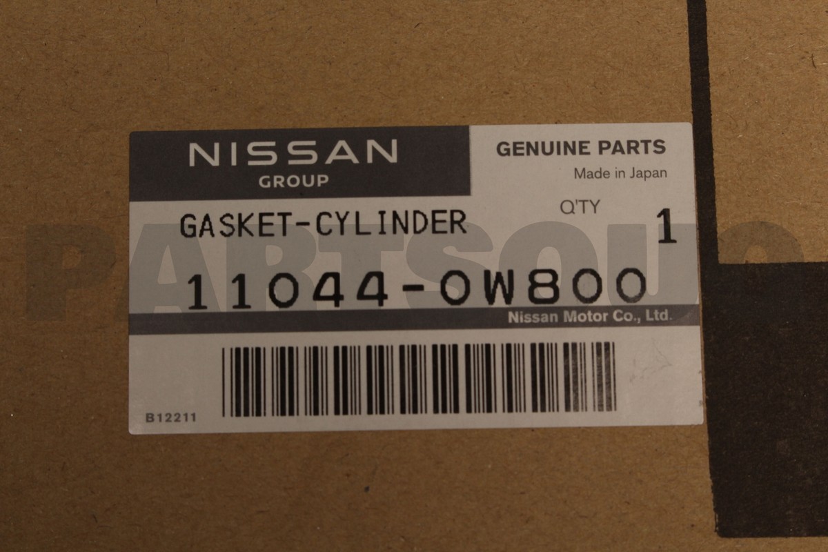 110440W800 Genuine Nissan GASKET-CYLINDER HEAD 11044-0W800 | eBay
