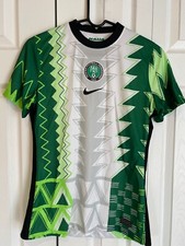 Nike Nigeria National Team Home Soccer Jersey Naija CT4230-100 Women's Sz Small