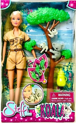 Simba Toys Steffi Love 11 1/2'' Doll & 3 Count Koala Bears Playset Age 3 Years Up