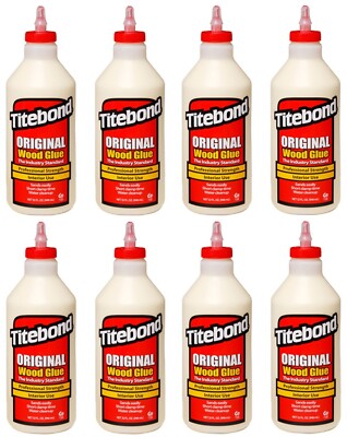 Titebond 5065 1 Quart Original Wood Glue - Pack of 8 bottles