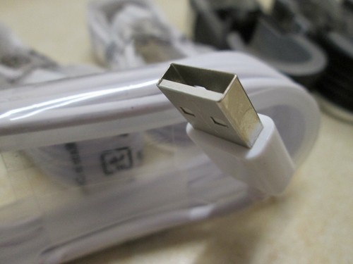 10 x Micro USB Sync Charger Charging Cable Lead 1.5 metres 5 Black and 5 white - Picture 3 of 4