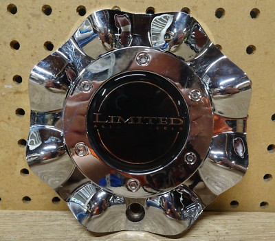 PRIME VISION LIMITED ALLOY WHEEL CENTER CAP CHROME 8 SPOKE