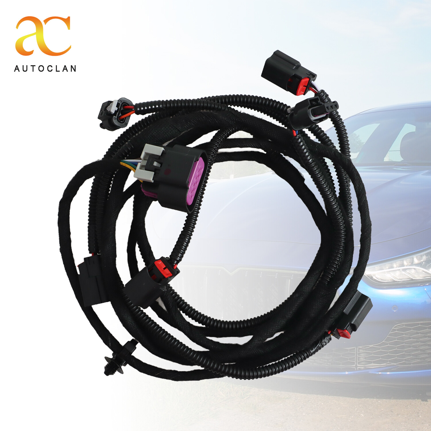 Front Bumper Parking Detector Wiring Assembly Fit for 2014-2016 Maserati Ghibli