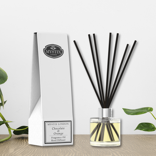 Mystix London | Chocolate y naranja - Difusor de caña de aceite fragancia - 100 ml - Imagen 4 de 5