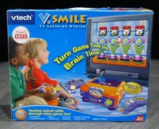 2005 TOTY vtech V.Smile Video Game LEARNING SYSTEM Console with Box Working