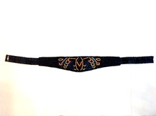 Vintage Beaded Belt Embellished High Waist Satin-READ