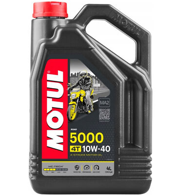 4L MOTUL 104056 Motoröl Motorradöl 5000 10W-40 4T SEMI-SYNTHETIC 4L für JASO