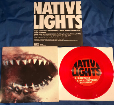 Native Lights - s/t 7  Red Colored Vinyl Record(UNWED SAILOR, ESTER DRANG)